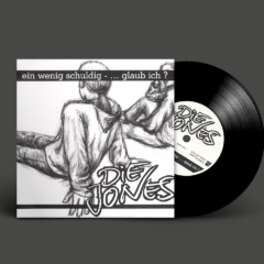 Die Jones, EP "Ein wenig schuldig", Vinyl, Cover-Gestaltung: Sebastian Kadatz