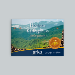Flyer "Höchster Kaffeegenuss", arko Kaffee & Confiserie