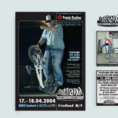 Logo, Plakat und Flyer für das Flatland Event